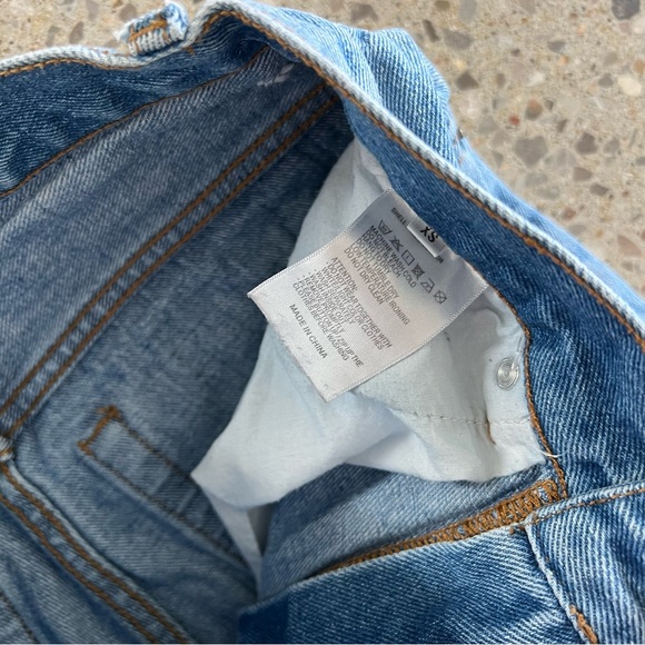 J Galt Brandy Melville Patch Jeans XS - Picture 4 of 6